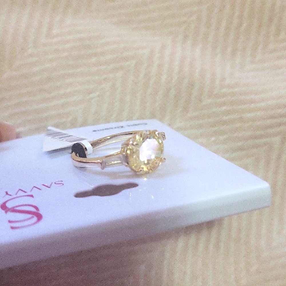 Savvy Cie Gold and Yellow Ring - Picture 2 of 5